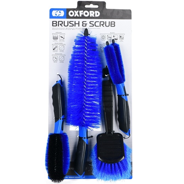 Set 4 Buc Perii Curatat Moto Oxford Brush & Scrub Set OX739